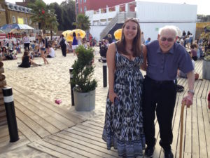 Albert on the beach